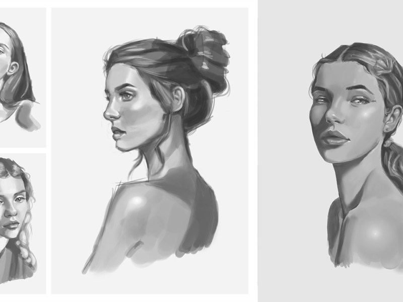 Digital Portrait Paintings